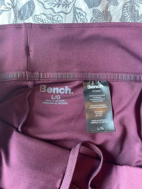 Bench Burgundy Drawstring Joggers - Picture 5 of 5